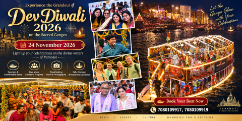 Luxury Cruise - Dev Deepawali boat booking Varanasi